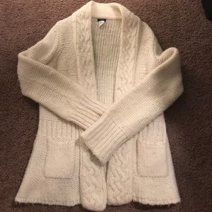 J Crew cable knit cardigan
